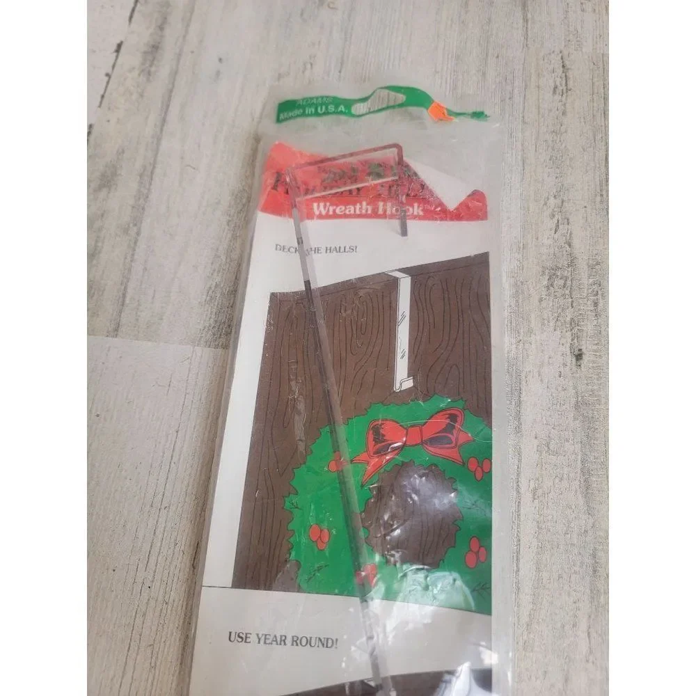 Adam's wreath‎ hook vintage 1991 Xmas accessories home decor